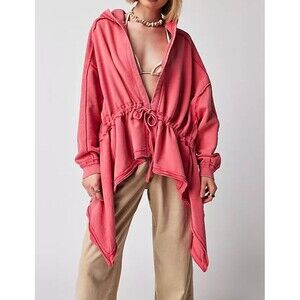 Free People We The Free Emilia Cardigan Top Hoodie Jacket Oversized M 258565